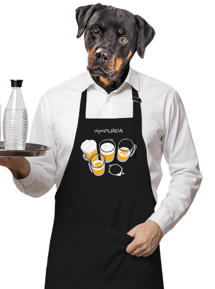 Pijáda zástěra Black