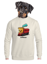 unisex mikina bez kapuce