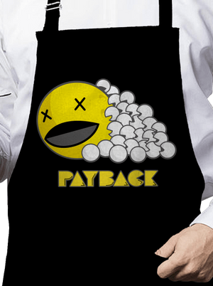 Payback zástěra Black