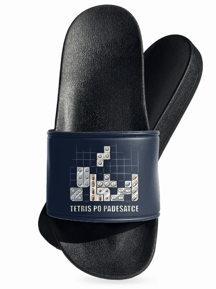 Tetris pantofle Navy