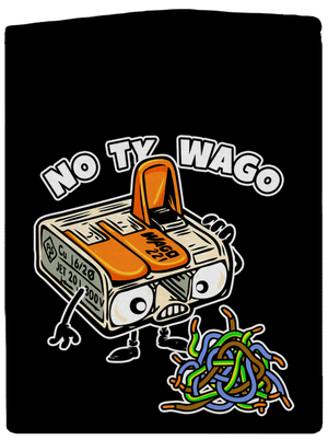 Wago svorka pánská mikina na zip Black