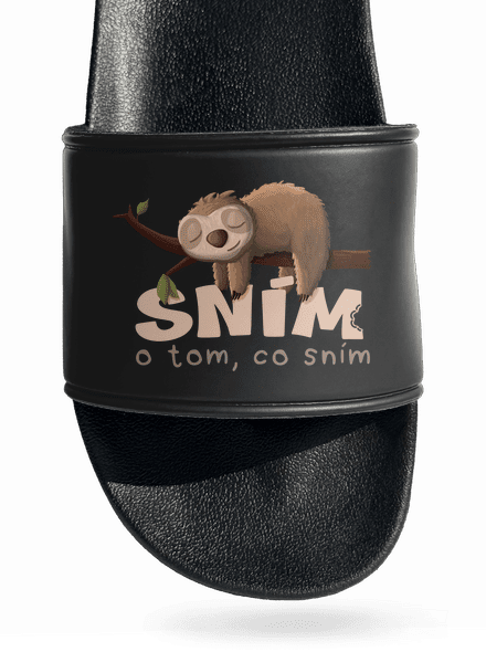 Sním o tom, co sním pantofle Black