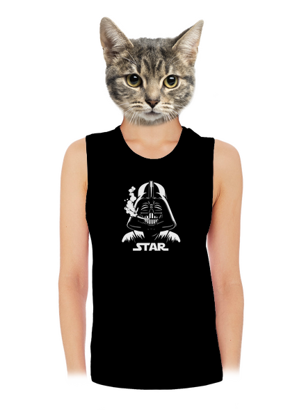 Darth Star dámské tílko volné Black