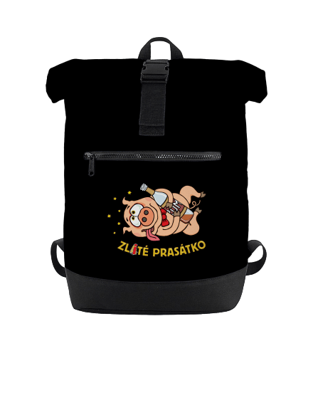 Zlité prasátko batoh Black