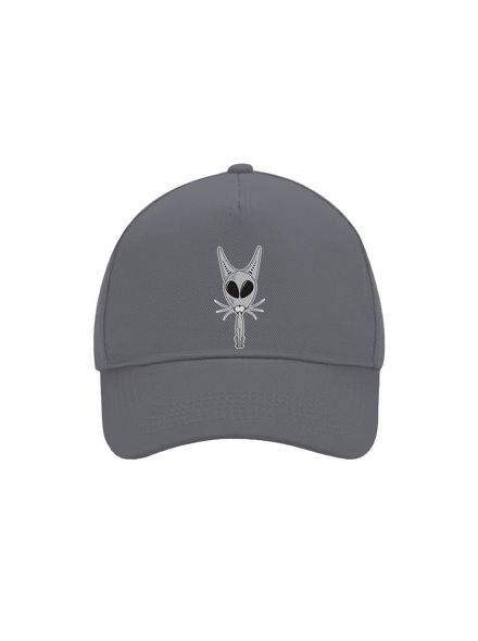 Mimozemská kočka kšiltovka baseballka Graphite grey