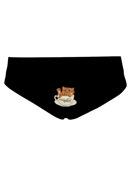 Kapučičíno dámské kalhotky Black