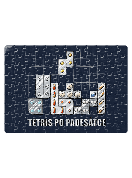 Tetris puzzle White