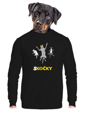 unisex mikina bez kapuce