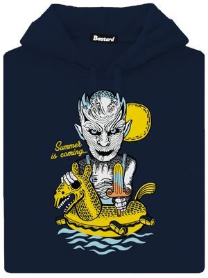 Summer is coming 2 pánská mikina klokanka Navy