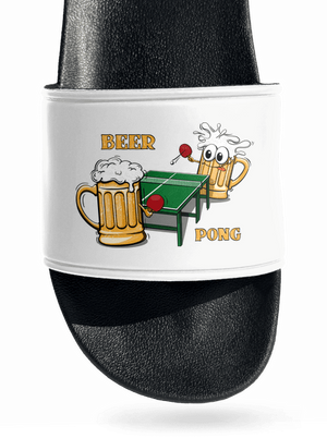 Beer pong pantofle White