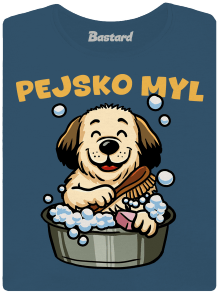 Pejskomyl dámské tričko premium Petrol Blue