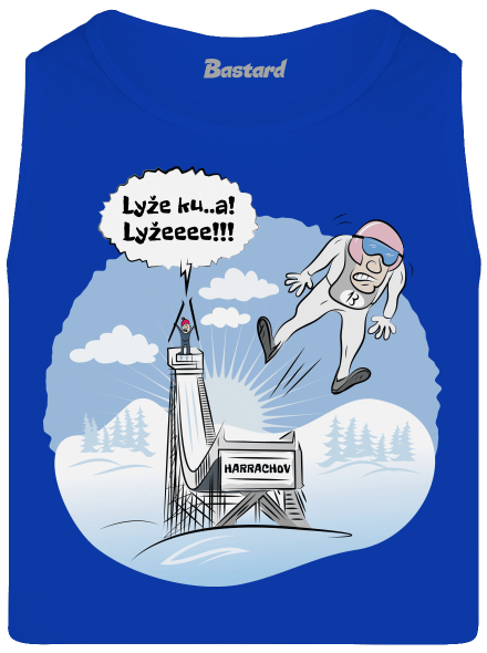 Lyže pánské tílko Royal Blue