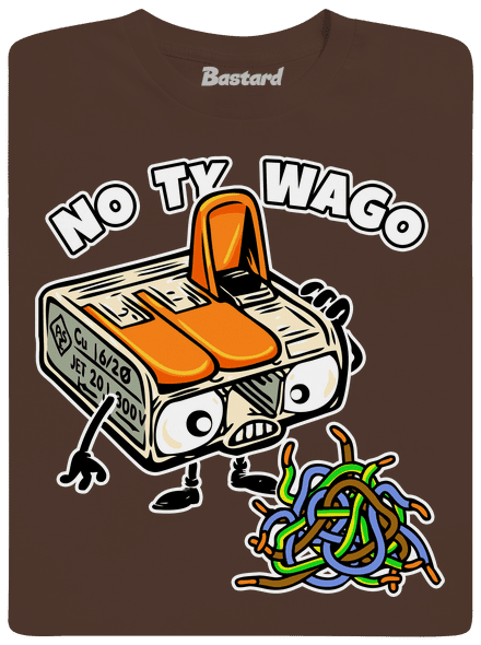 Wago svorka pánské tričko Brown