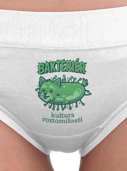 Bakteriér dámské kalhotky White