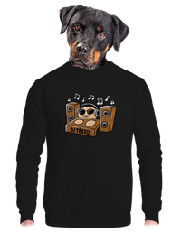 unisex mikina bez kapuce