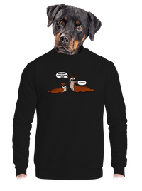 unisex mikina bez kapuce