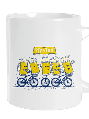 Pivoton velký hrnek White