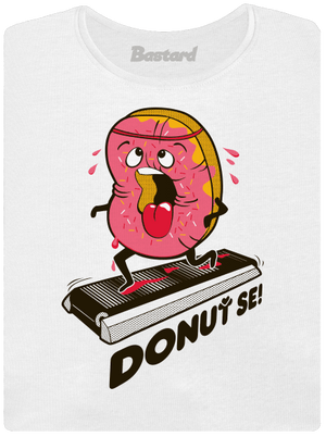 Donuť se dámské tričko s lemem White