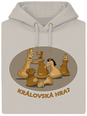 Královská hra unisex mikina premium Pastel Macchiato