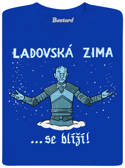 Ladovská zima se blíží pánské dlouhý rukáv Royal Blue