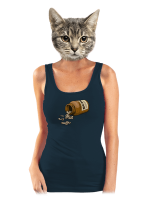 Music Pills dámské tílko klasické Navy