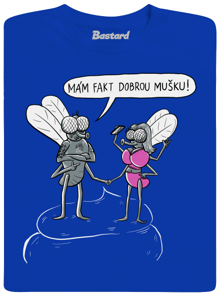 Dobrá muška dětské tričko Royal Blue