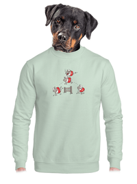 unisex mikina bez kapuce