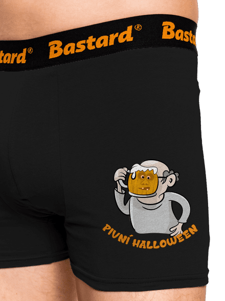 Pivní Halloween boxerky Black