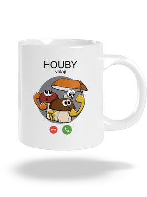 Houby volají velký hrnek White