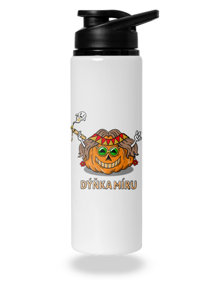 Dýňka míru lahev na vodu White