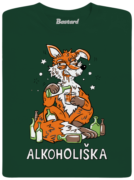 Alkoholiška pánské dlouhý rukáv Bottle Green