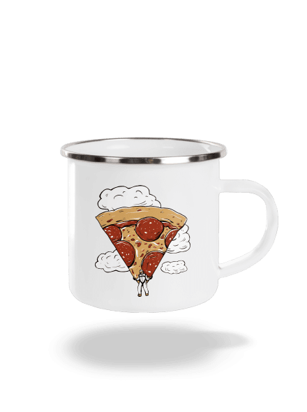 Pizzašutista plecháček White
