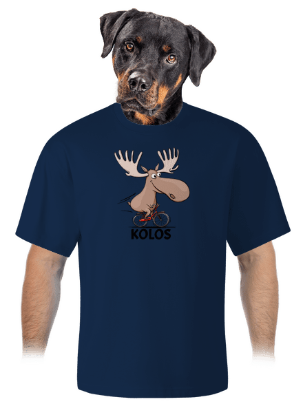 Kolos unisex tričko oversized Midnight Blue