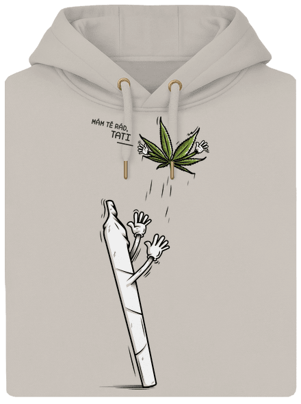 Joint a syn unisex mikina premium Pastel Macchiato