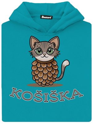 Košiška dětská mikina klokanka Hawaiian Blue