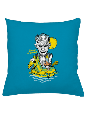 Summer is coming 2 polštář Blue Turquoise