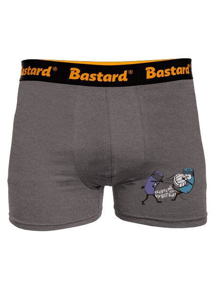 Vybitej boxerky Gray Melange