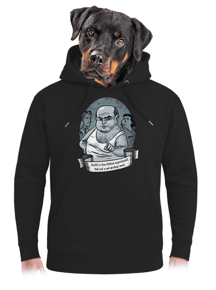 B14: Ecce Homo Homolka unisex mikina premium Dark Black
