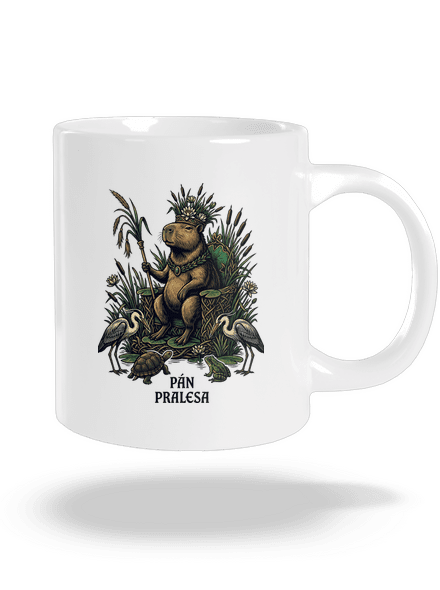 Pán pralesa velký hrnek White