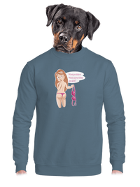 unisex mikina bez kapuce