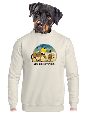 unisex mikina bez kapuce