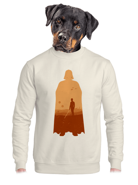 Skywalker unisex mikina bez kapuce Off White