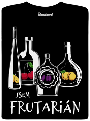 Frutarián pánské dlouhý rukáv Black