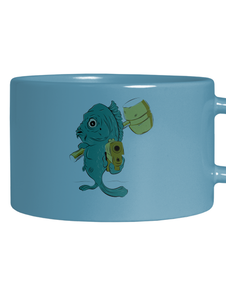 Poslední štědrovečerní hrnek makronka Blue Macaron