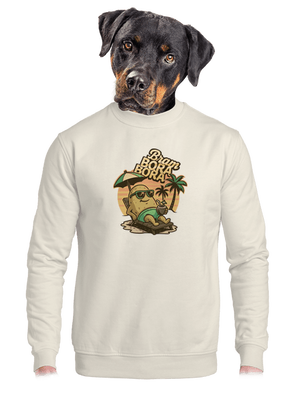 unisex mikina bez kapuce