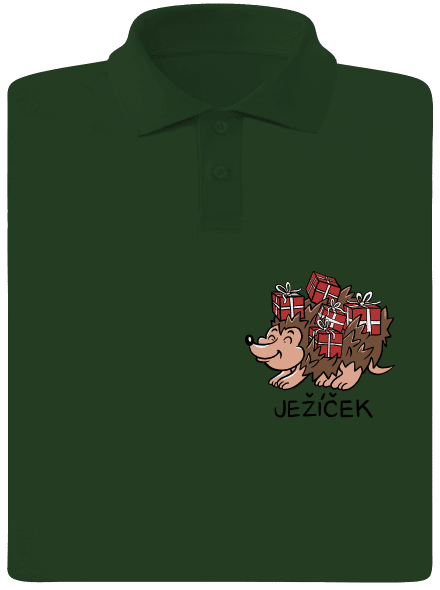 Ježíček pánská polokošile Bottle Green Mal