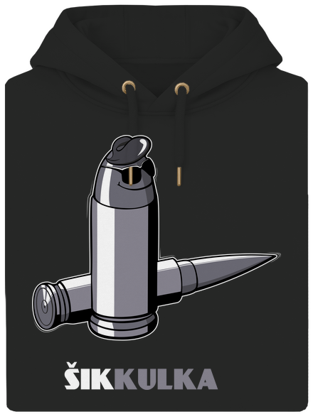 Šikkulka unisex mikina premium Dark Black