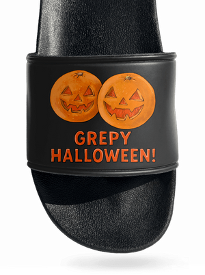 Grepy Halloween pantofle Black