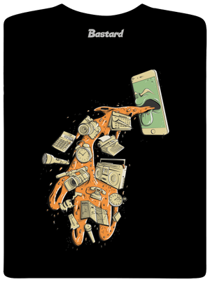 Digitální kocovina pánské tričko Black