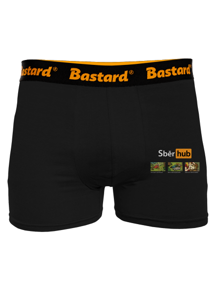 Sběr hub boxerky Black